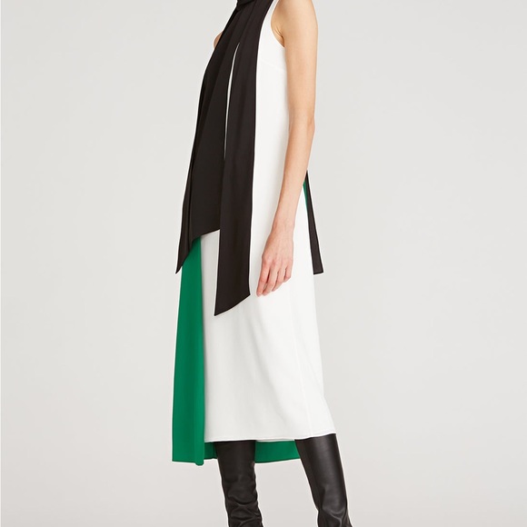 Halston tri color dress - Picture 5 of 11